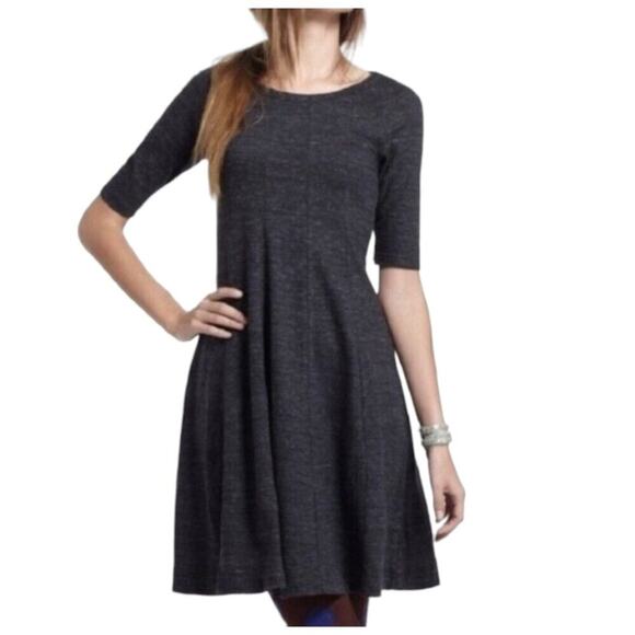 Ganni Threaded Trails Swing Dress Gray Size Small - Picture 1 of 8